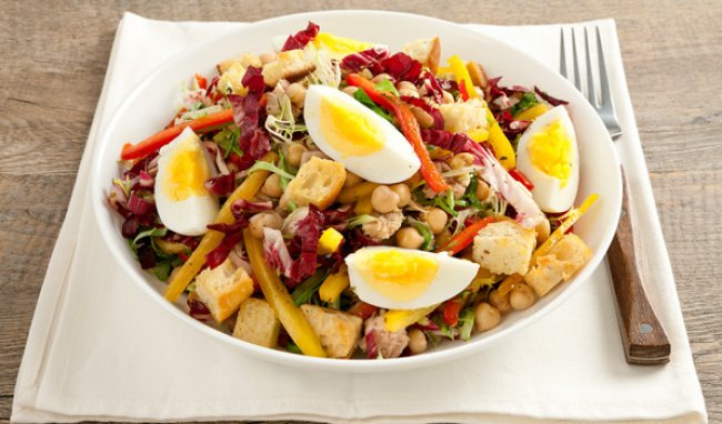 Ensalada de garbanzos