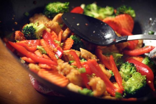 Receta de wok de verduras